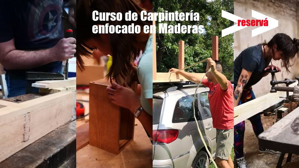 Curso de carpintería para hacer muebles de madera