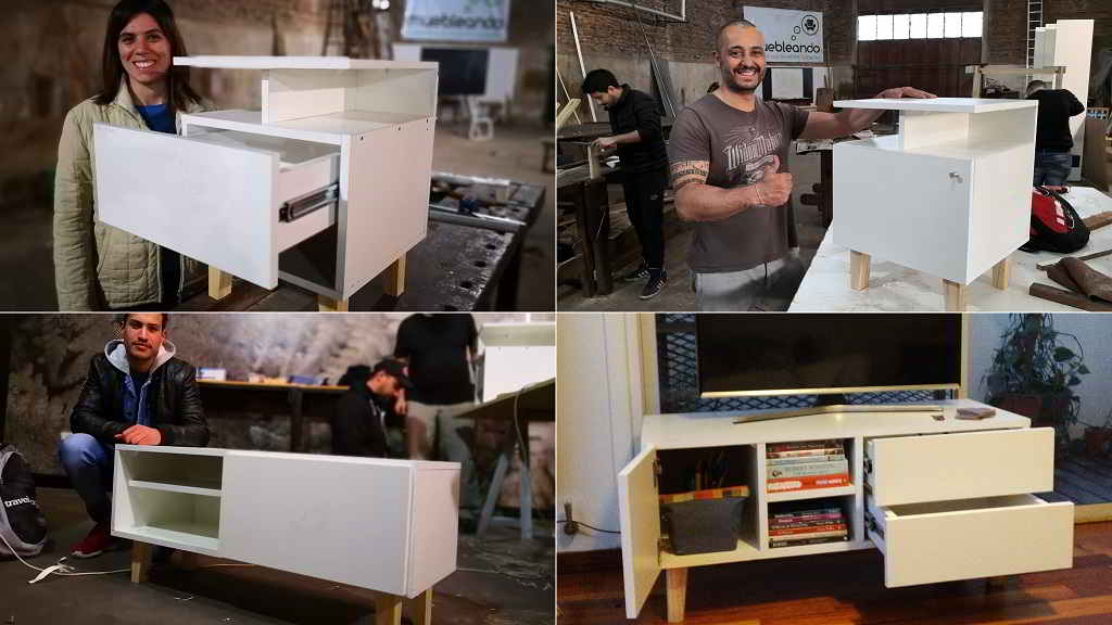 carpinteria en Buenos Aires opciones mesas melamina