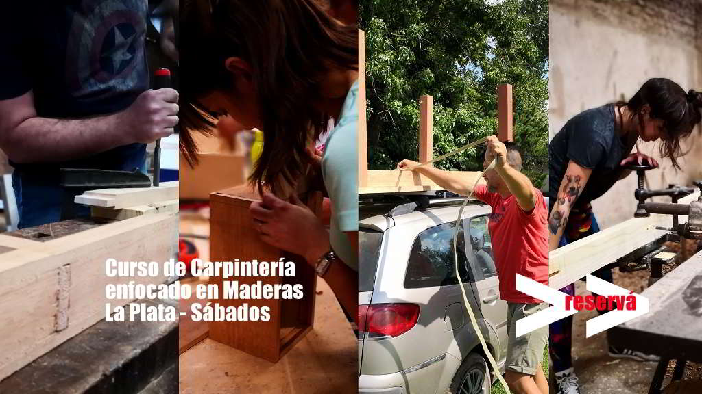 Curso para hacer muebles de madera La Plata sábado Curso para hacer muebles de madera La Plata sábado