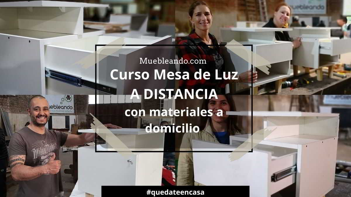 Curso de mesita de luz con cajón online curso a distancia de mesita de luz con cajón online