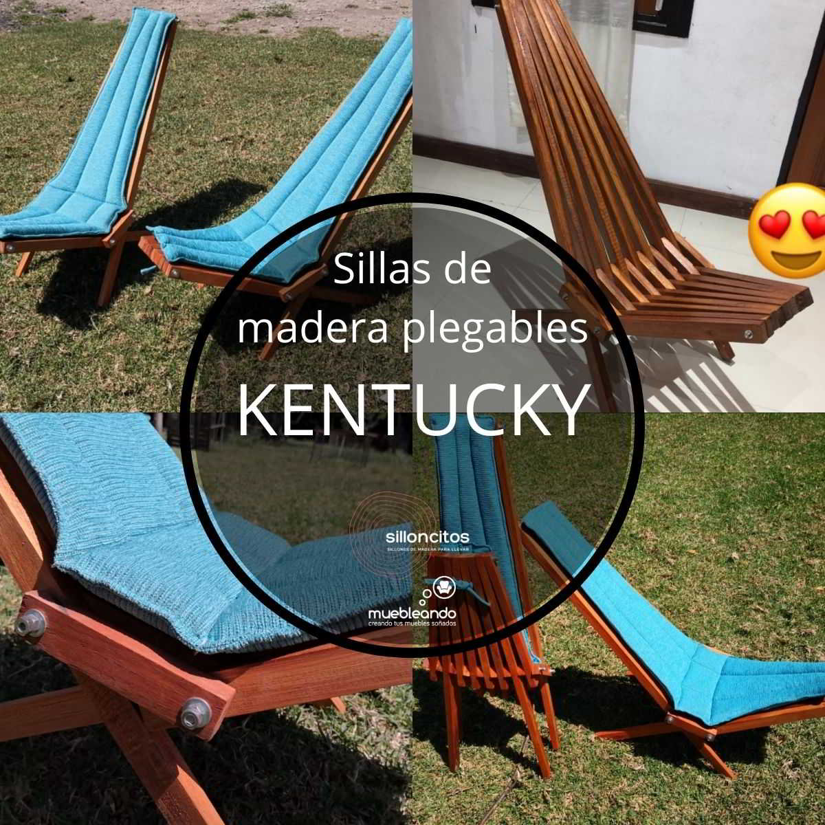 sillas de madera plegables Kentucky by Muebleando para vacaciones sillas de madera plegables Kentucky by Muebleando para vacaciones