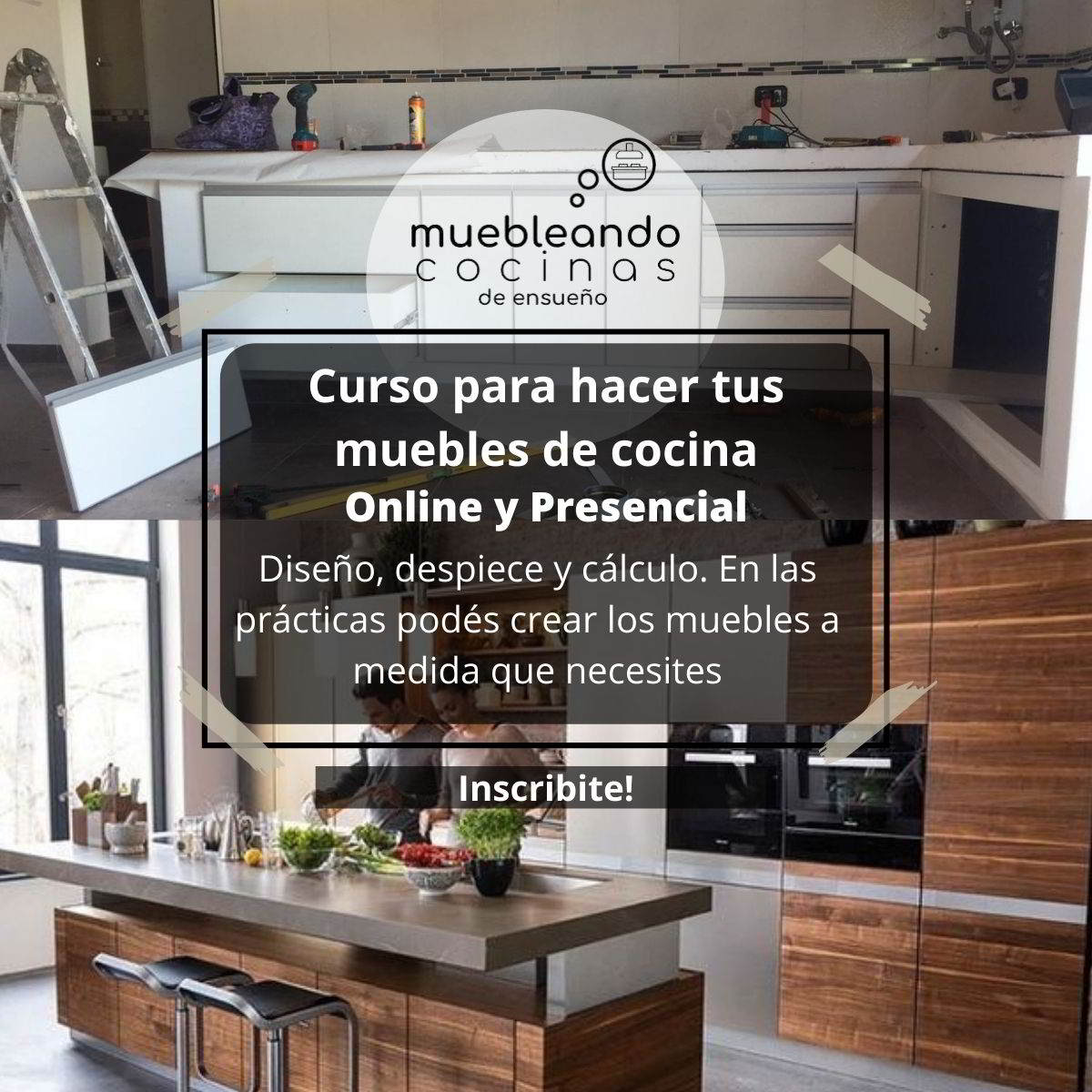 Curso para hacer muebles de cocina a medida Curso para hacer muebles de cocina a medida