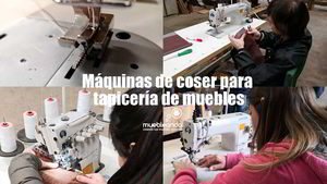 Máquinas de coser para tapicería
