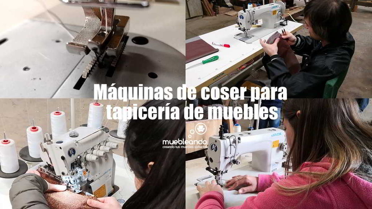 Máquina de coser para tapicería