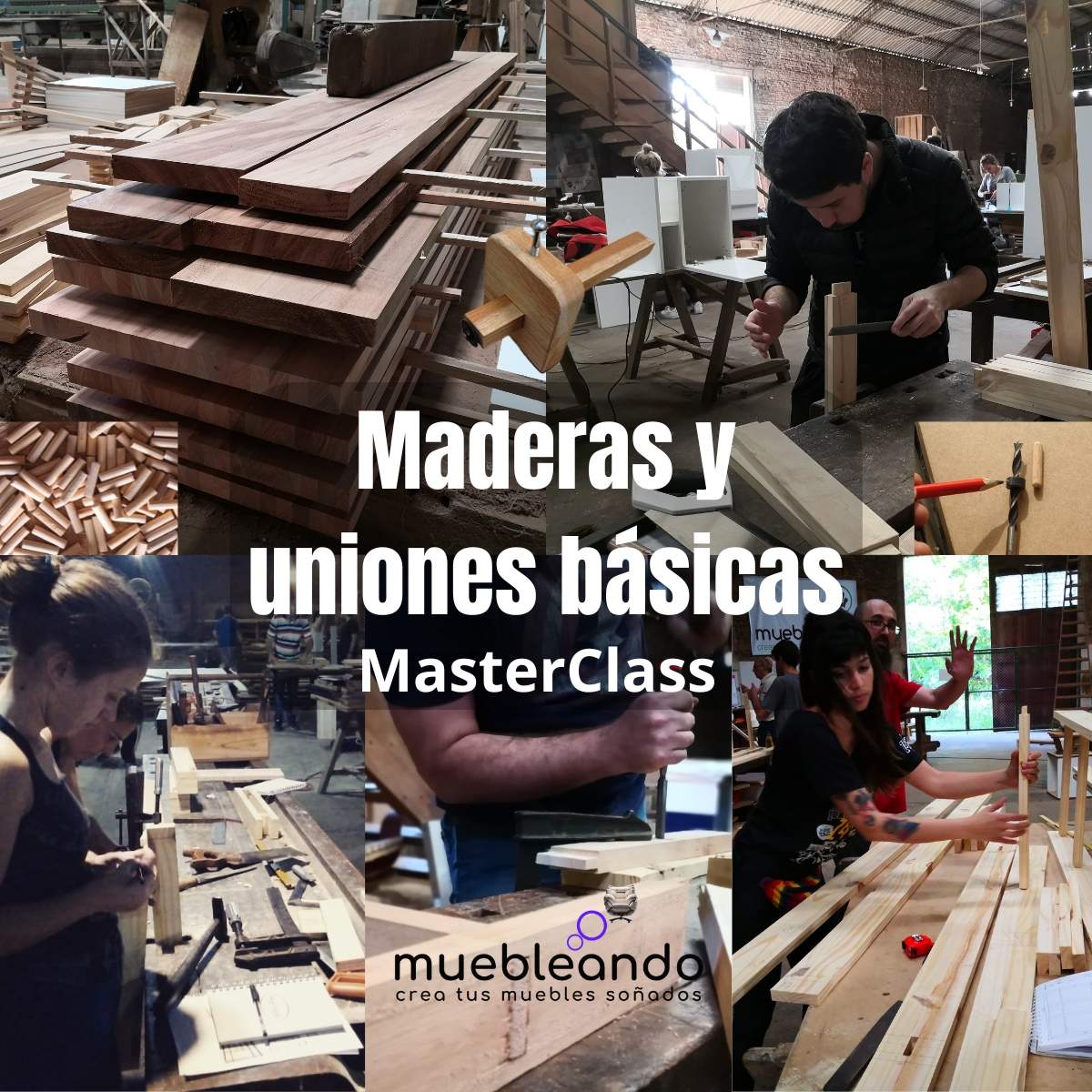 Carpintería MasterClass de Maderas y Uniones Básicas 2025