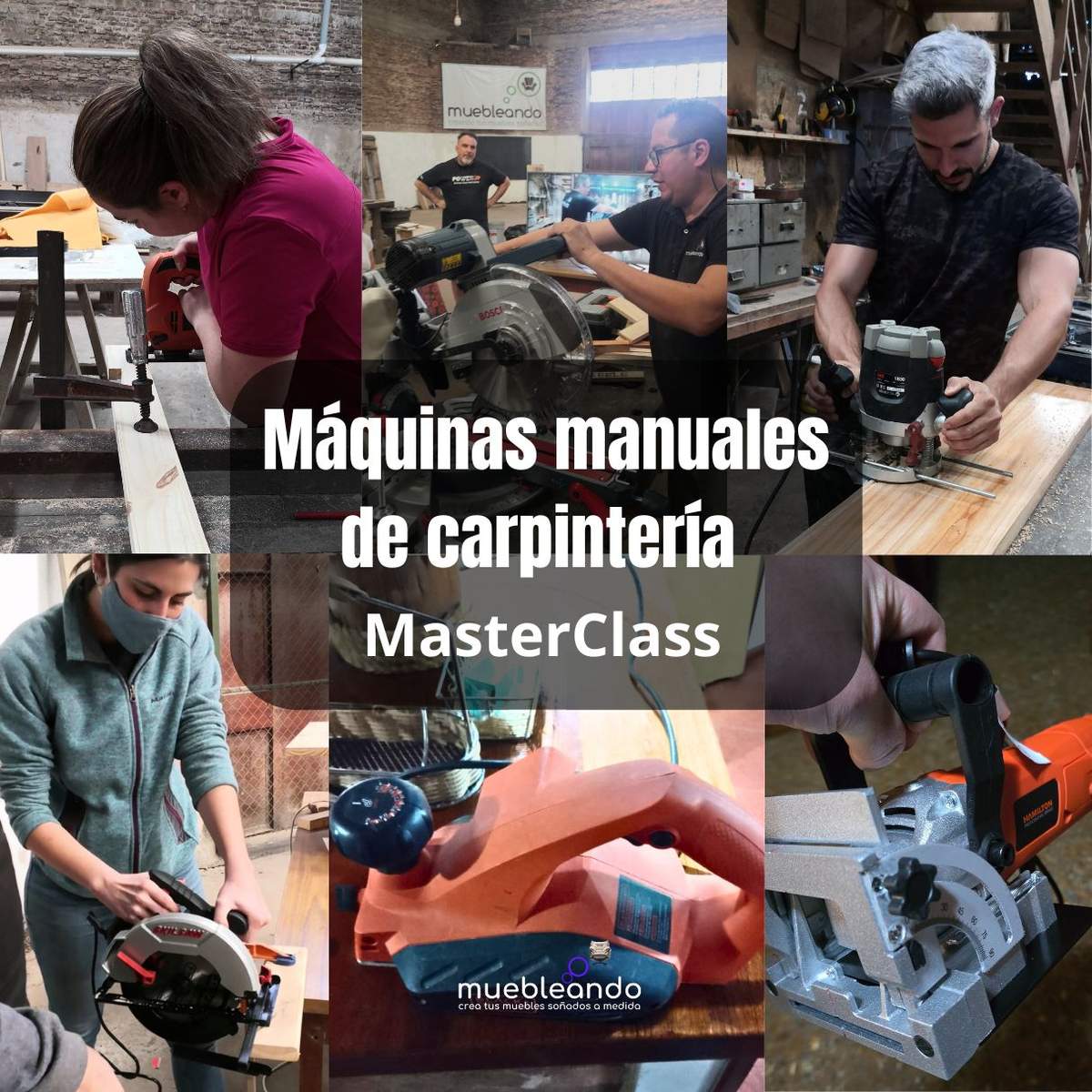 MasterClass de Máquinas manuales de carpintería