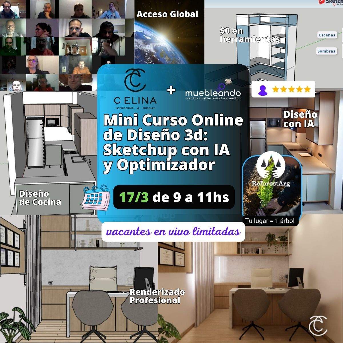 Mini Curso de Sketchup con IA, Optimizador y Renderizado