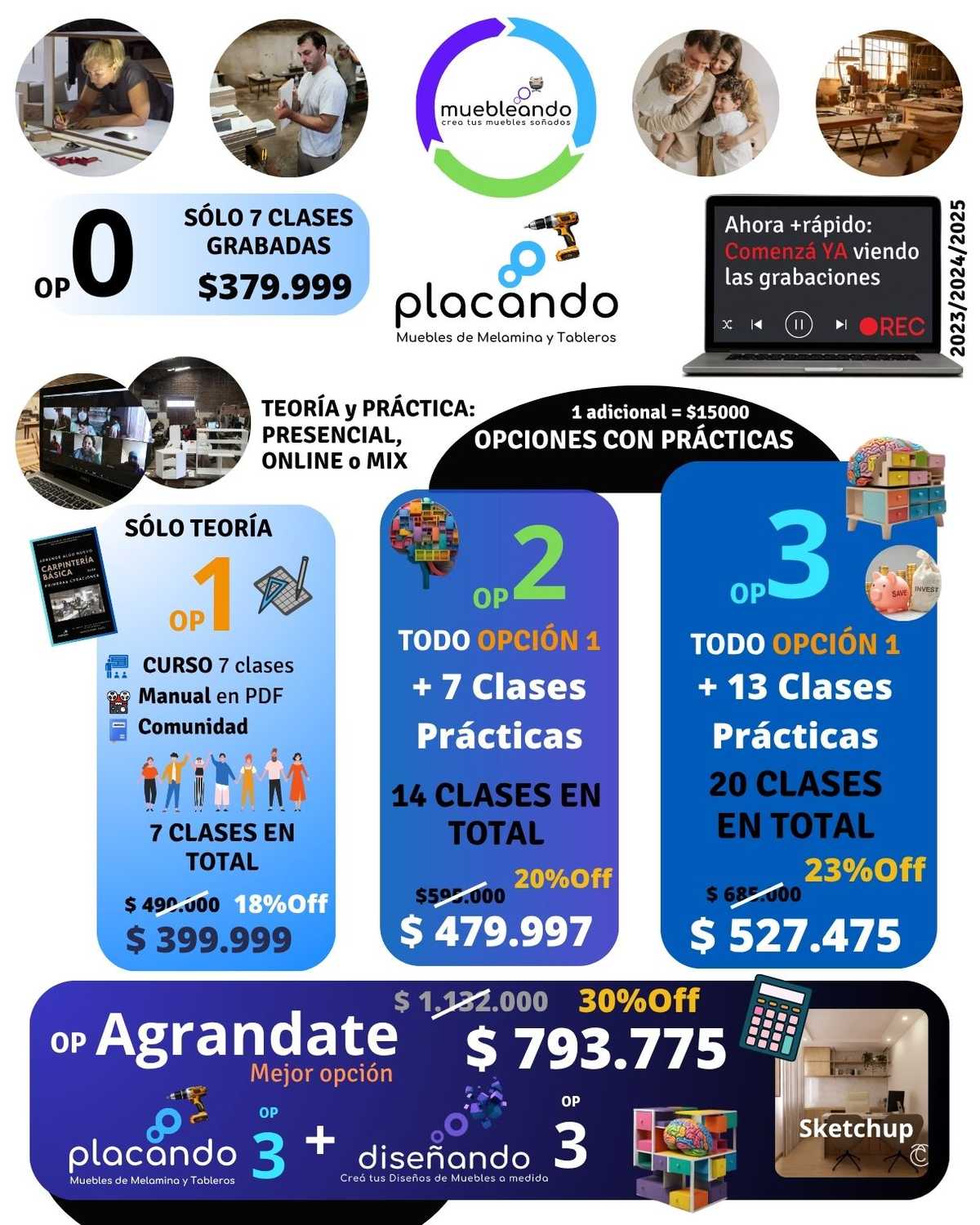 Cursos Muebleando Placando 2025 cursos Muebleando Placando 2025