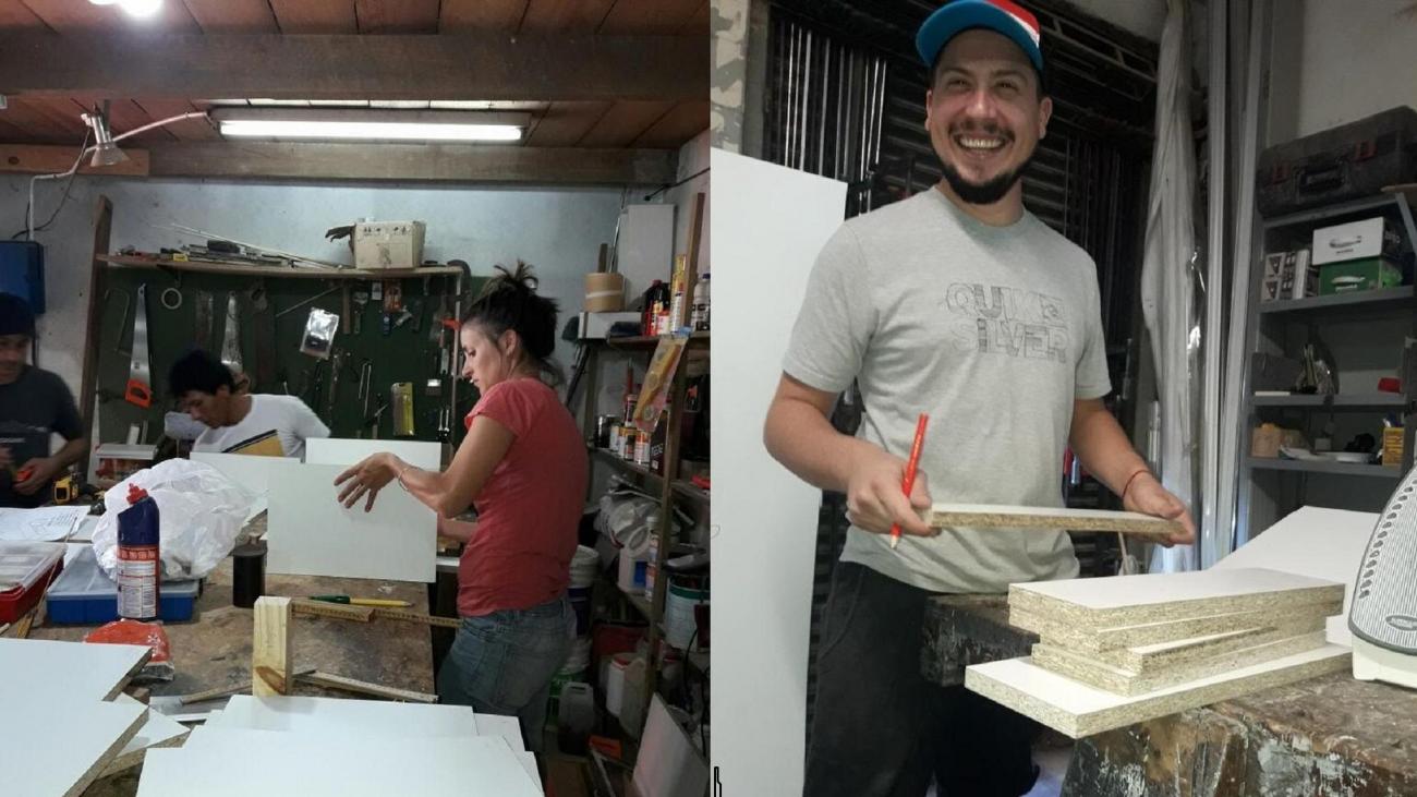 Todos aprenden a crear sus muebles hombres y mujeres | muebleando